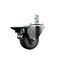 Service Caster 3'' Gray Polyurethane Wheel Swivel 3/4'' Square Stem Caster with Brake SCC-SQ20S314-PPUB-GRY-PLB-34 - alternate 1